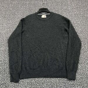 1901 Mens XXL Charcoal Gray Wool Cashmere Blend Crewneck Sweater Pullover